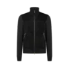 Chaqueta de lana con cremallera y parte delantera de ante Chaqueta de lana con cremallera y parte delantera de ante