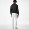 Chaqueta de lana con cremallera y parte delantera de ante Chaqueta de lana con cremallera y parte delantera de ante