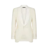 Chaqueta de noche de jacquard de viscosa y seda Chaqueta de noche de jacquard de viscosa y seda