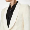 Chaqueta de noche de jacquard de viscosa y seda Chaqueta de noche de jacquard de viscosa y seda