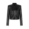 Chaqueta de piloto de napa
