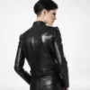 Chaqueta de piloto de napa