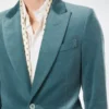 Chaqueta de terciopelo con micro lunares Chaqueta de terciopelo con micro lunares