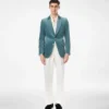 Chaqueta de terciopelo con micro lunares Chaqueta de terciopelo con micro lunares
