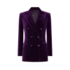 Chaqueta de terciopelo con solapas en pico y doble botonadura de Wallis Chaqueta de terciopelo con solapas en pico y doble botonadura de Wallis