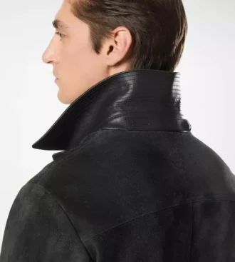 Chaqueta de trabajo de ante cepillado