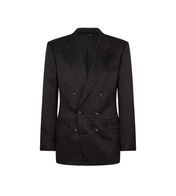 Chaqueta Duchesse Polka Dot Jacquard Chaqueta Duchesse Polka Dot Jacquard