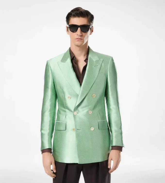 Chaqueta Duchesse Polka Dot Jaquard Chaqueta Duchesse Polka Dot Jaquard