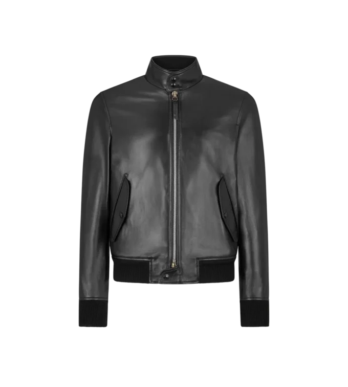 Chaqueta Harrington de piel Chaqueta Harrington de piel