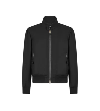 Chaqueta Harrington doble desmontable de lana ligera