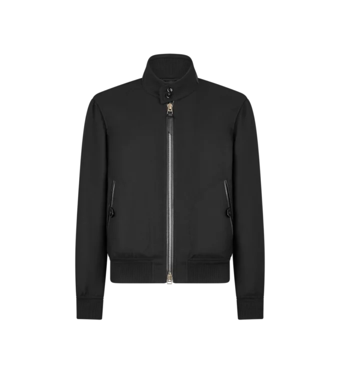 Chaqueta Harrington doble desmontable de lana ligera Chaqueta Harrington doble desmontable de lana ligera