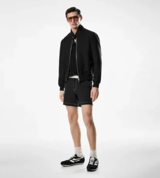 Chaqueta Harrington doble desmontable de lana ligera