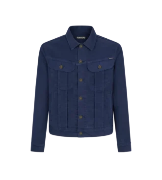 Chaqueta icónica de denim molesquín