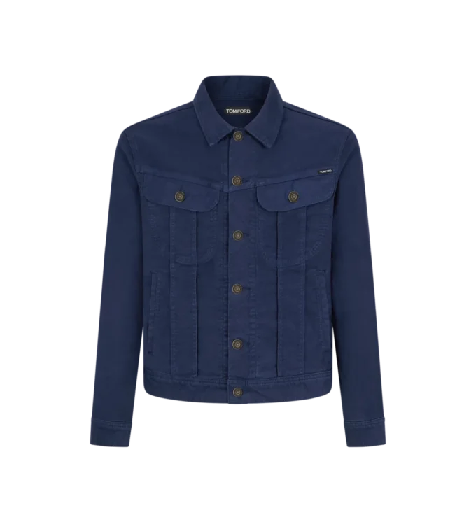 Chaqueta icónica de denim molesquín Chaqueta icónica de denim molesquín
