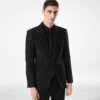 Chaqueta ligera de bouclé con lentejuelas Chaqueta ligera de bouclé con lentejuelas