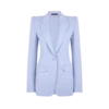 Chaqueta ligera de lana doble cara con botonadura sencilla Chaqueta ligera de lana doble cara con botonadura sencilla