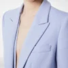 Chaqueta ligera de lana doble cara con botonadura sencilla Chaqueta ligera de lana doble cara con botonadura sencilla