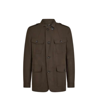 Chaqueta militar compacta de nylon