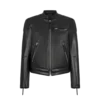 Chaqueta motera de piel napa granulada Chaqueta motera de piel napa granulada
