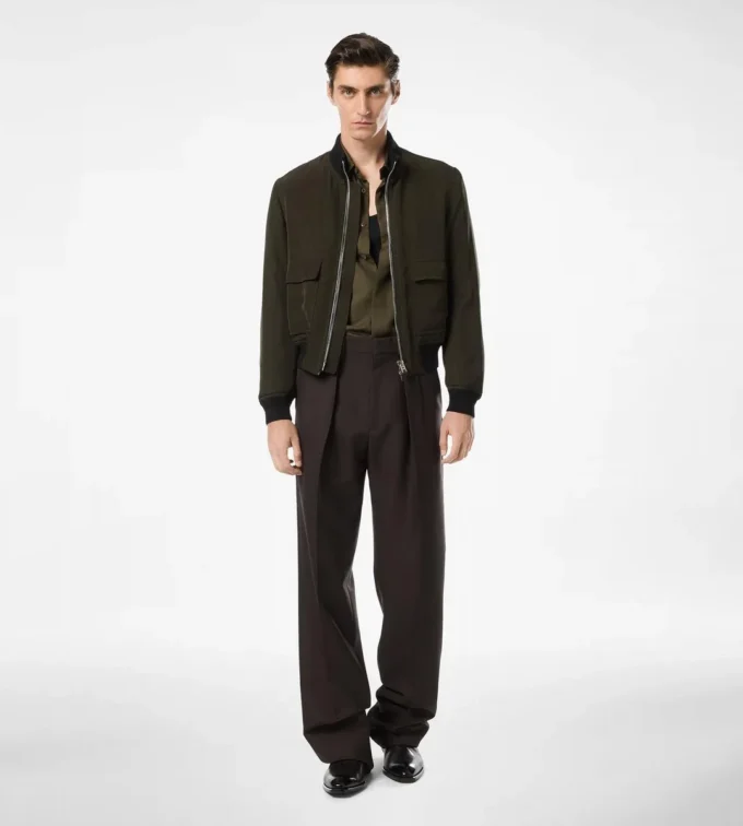 Chaqueta piloto ultraligera de gabardina Chaqueta piloto ultraligera de gabardina