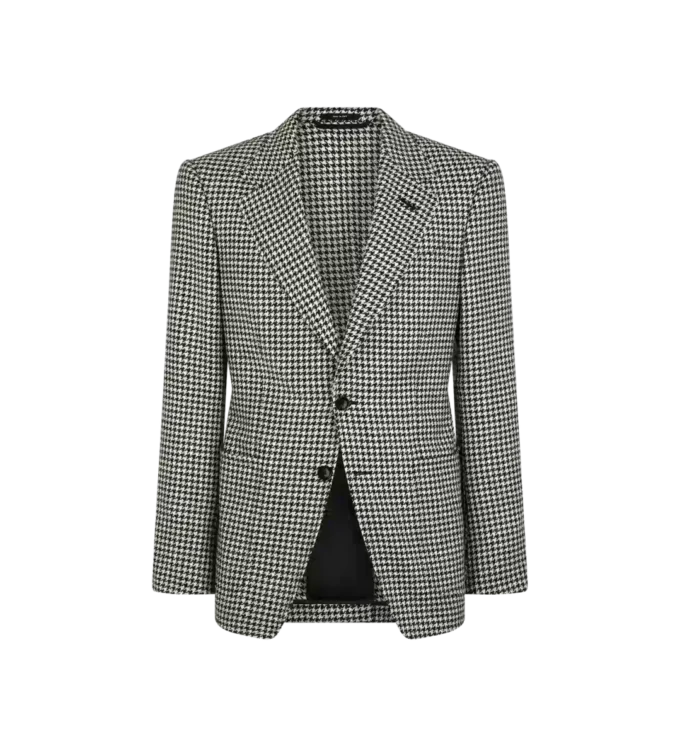 Chaqueta Shelton con estampado de pata de gallo
