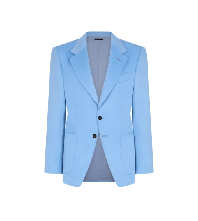 Chaqueta Shelton de sarga de cachemira Chaqueta Shelton de sarga de cachemira