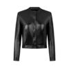 Chaqueta tipo cárdigan de piel napa Chaqueta tipo cárdigan de piel napa