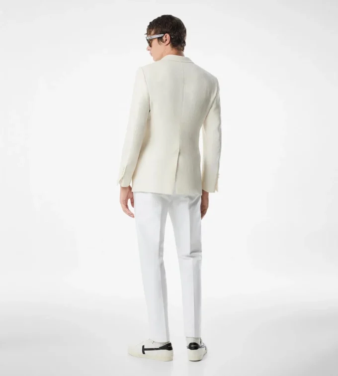 Chaqueta tipo cárdigan Shelton con tejido de cesta Chaqueta tipo cárdigan Shelton con tejido de cesta