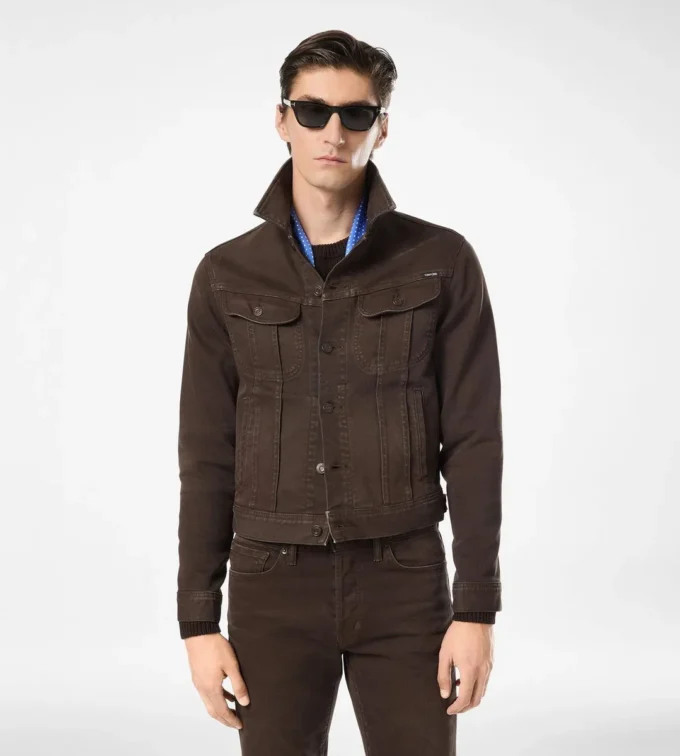 Chaqueta vaquera icónica de pana occidental Chaqueta vaquera icónica de pana occidental