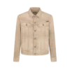 Chaqueta vaquera icónica lavada en color arena Chaqueta vaquera icónica lavada en color arena
