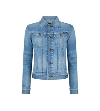 Chaqueta vaquera lavada en piedra para verano