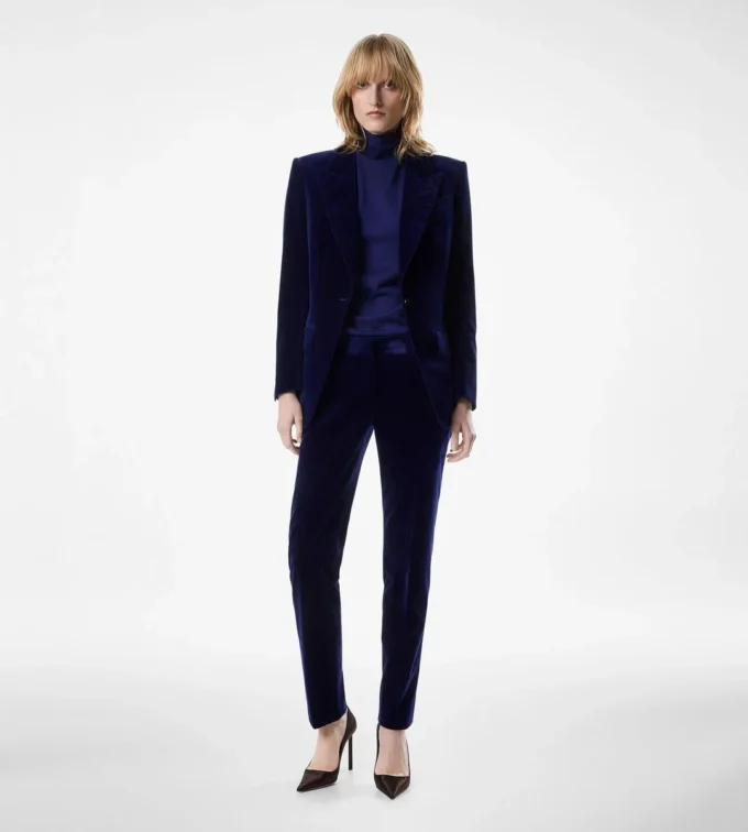 Chaqueta Wallis de solapa en pico y botonadura sencilla Chaqueta Wallis de solapa en pico y botonadura sencilla