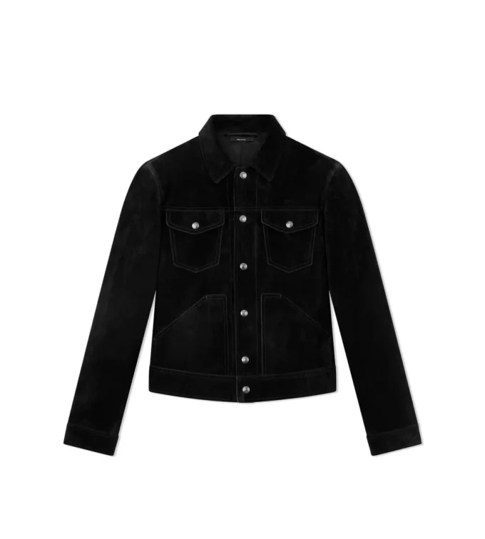 Chaqueta western de ante de cachemira Chaqueta western de ante de cachemira