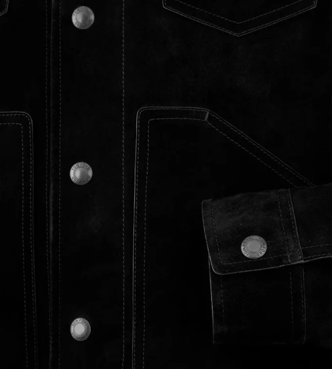 Chaqueta western de ante de cachemira Chaqueta western de ante de cachemira