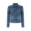 Cómoda chaqueta vaquera lavada a la piedra Cómoda chaqueta vaquera lavada a la piedra