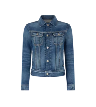 Cómoda chaqueta vaquera lavada a la piedra Cómoda chaqueta vaquera lavada a la piedra