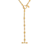 Collar Grace Lariat de latón dorado vintage Collar Grace Lariat de latón dorado vintage