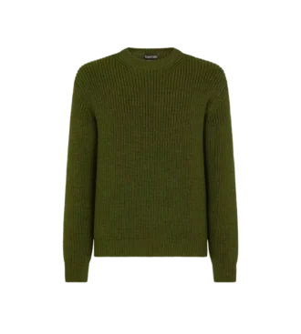 Cárdigan corto de cuello redondo con punto merino
