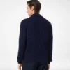 Cárdigan de algodón y seda con cuello chal Cárdigan de algodón y seda con cuello chal