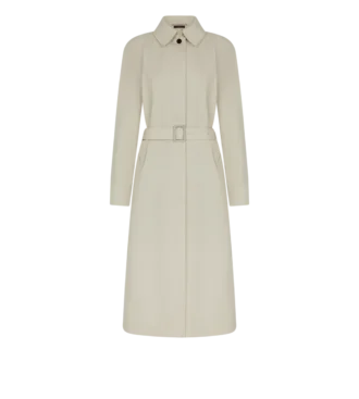 Gabardina de algodón y seda