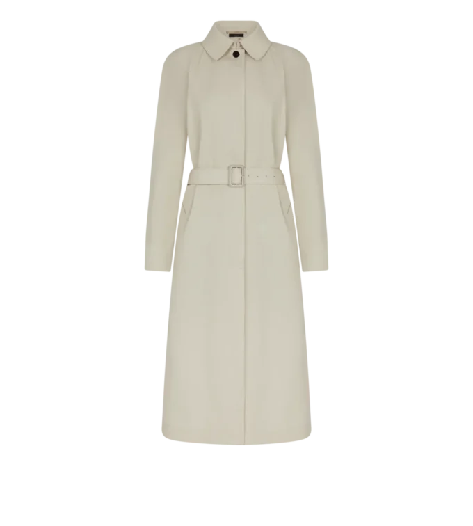 Gabardina de algodón y seda Gabardina de algodón y seda