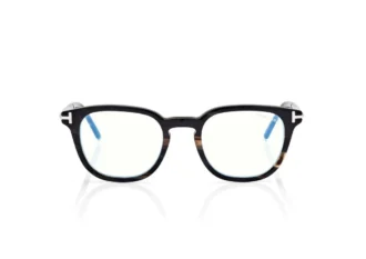 Gafas de sol cuadradas de cuerno azul