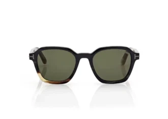 Gafas de sol geométricas de cuerno