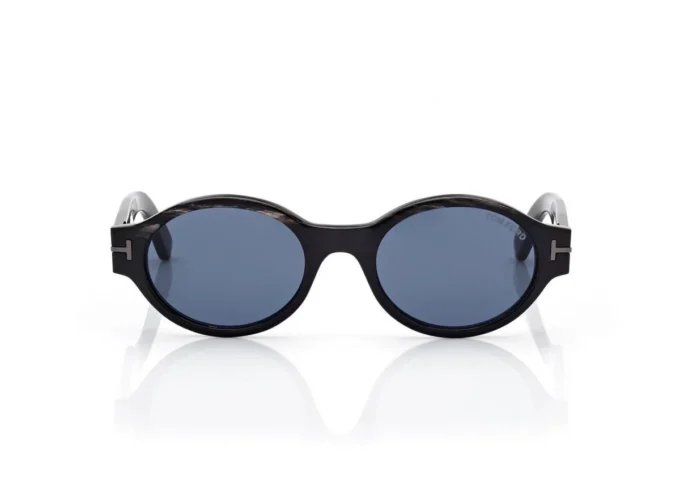Gafas de sol ovaladas de cuerno Gafas de sol ovaladas de cuerno