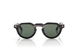 Gafas de sol redondas de cuerno