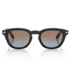 Gafas de sol redondas y suaves con montura de cuerno