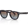 Gafas de sol redondas y suaves con montura de cuerno