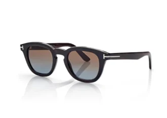 Gafas de sol redondas y suaves con montura de cuerno