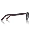 Gafas de sol redondas y suaves con montura de cuerno