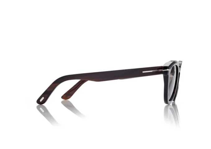 Gafas de sol redondas y suaves con montura de cuerno
